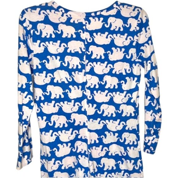 Lilly Pulitzer Cotton Christie Shift Dress - Tusk in Sun Print - Blue/White - S - Picture 5 of 10